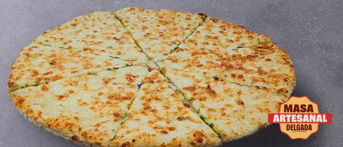 Pizza Spinach Alfredo